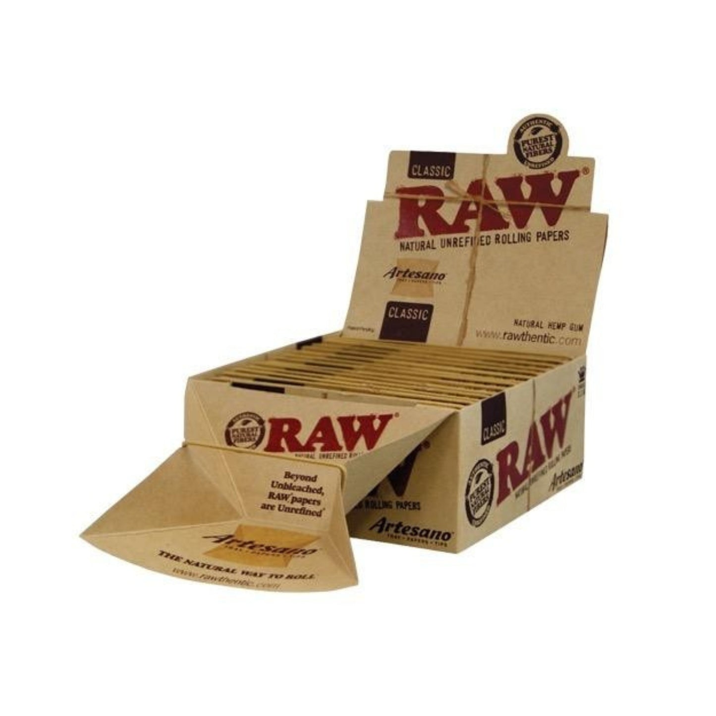 PROV-A02277238 CARTINE RAW ARTESANO MAGNETIC KING SIZE SLIM + TIPS (15 libretti x 64 fogli)