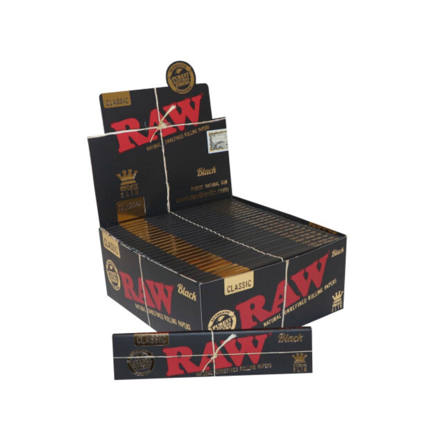 PROV-A00285001
CARTINE RAW BLACK KING SIZE SLIM (50 libretti x 32 fogli)