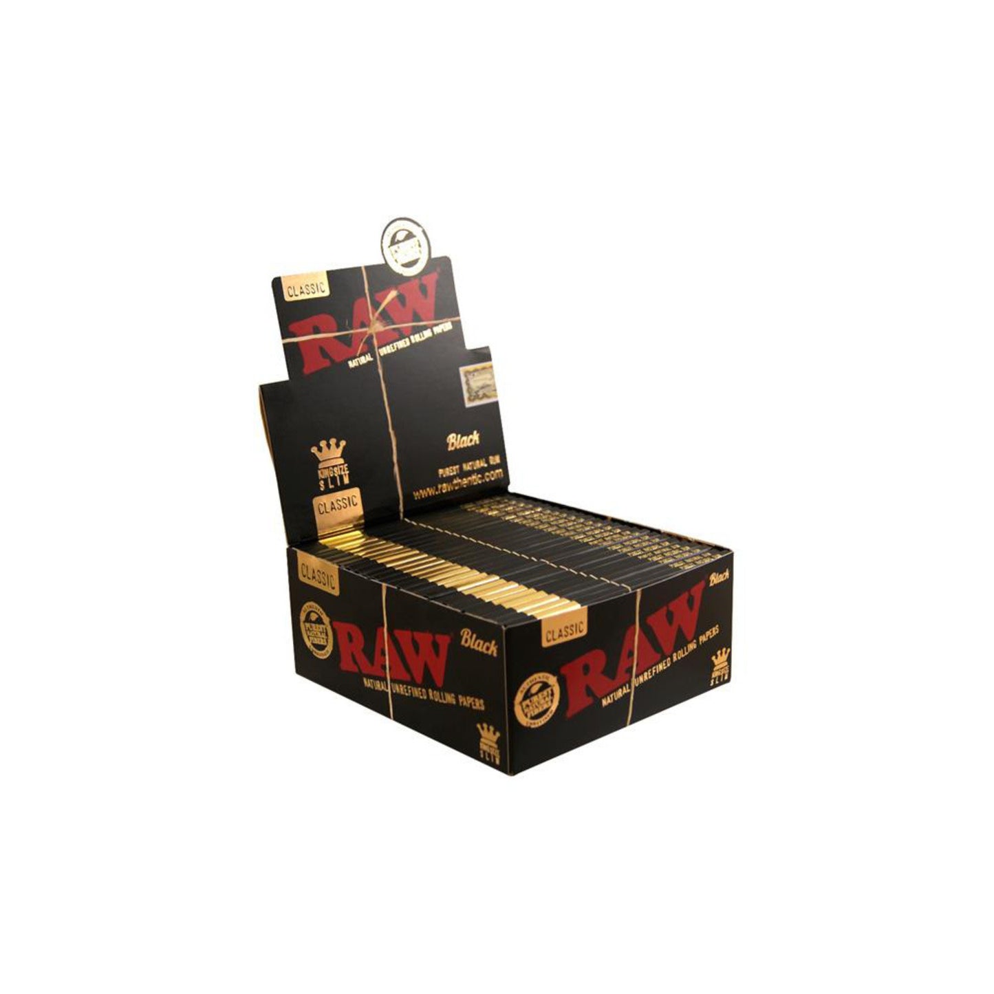 PROV-A00285001
CARTINE RAW BLACK KING SIZE SLIM (50 libretti x 32 fogli)