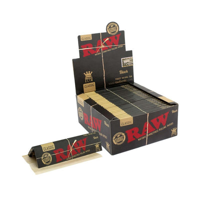 PROV-A00285001
CARTINE RAW BLACK KING SIZE SLIM (50 libretti x 32 fogli)