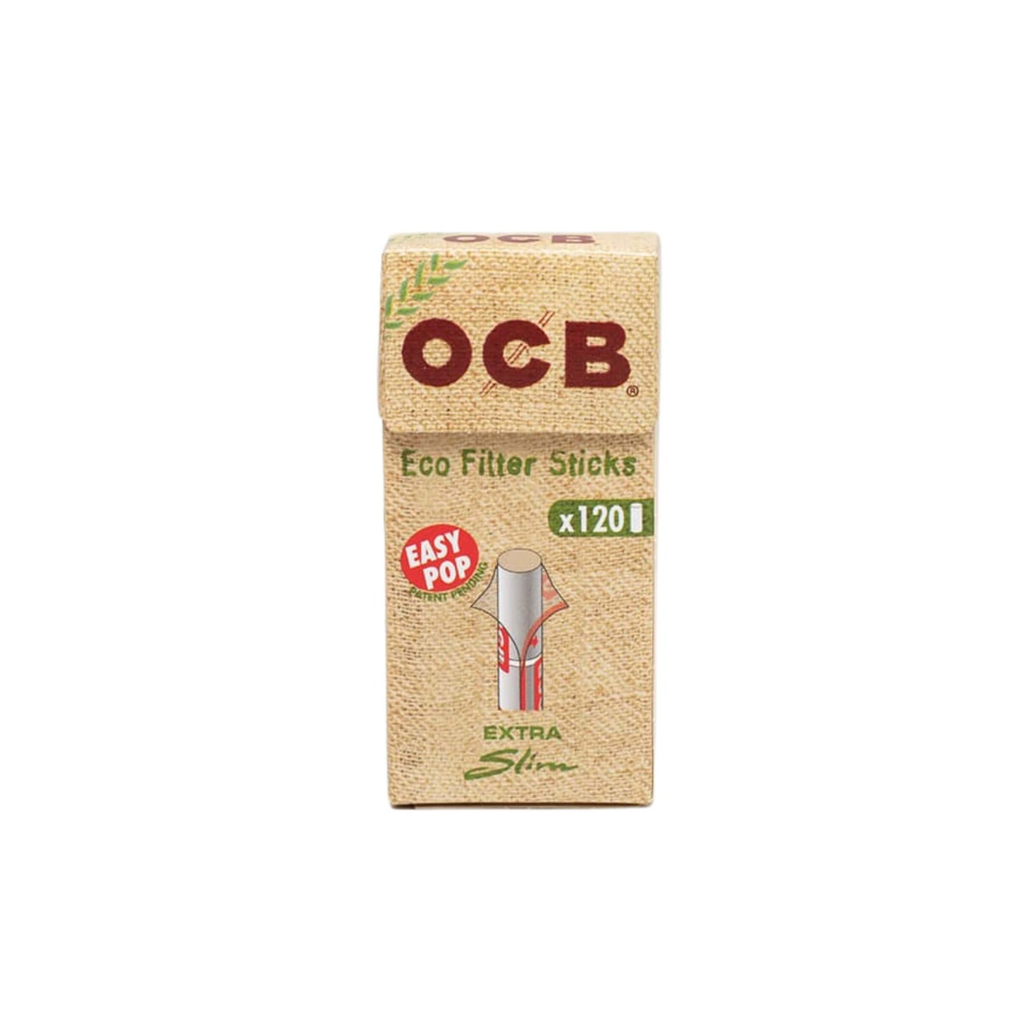 Filtri OCB Ultraslim ECO 5,7x14mm biodegradabili ISO 14995 - 20 astucci
