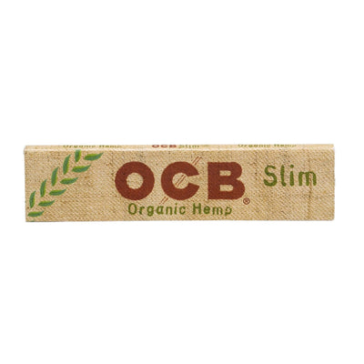 Cartine OCB in canapa biologica non sbiancata - combustione lenta ultra sottili e resistenti 50 libretti x 32 fogli