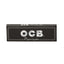Cartine OCB Nere Corte ultra sottili e filigranate - grammatura 14g/m² combustione lenta ologramma 50 libretti x 50 fogli