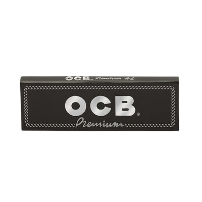 Cartine OCB Nere Corte ultra sottili e filigranate - grammatura 14g/m² combustione lenta ologramma 50 libretti x 50 fogli