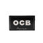 Cartine OCB Nere Corte Doppie ultra sottili e filigranate - grammatura 14g/m² combustione lenta con ologramma 25 libretti x 100 fogli