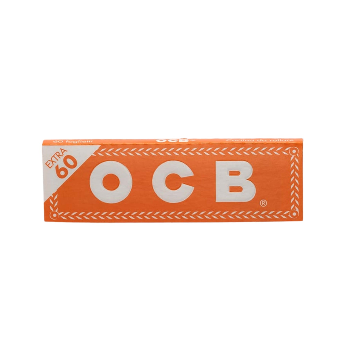Cartine OCB Arancio Corte 69x36mm - carta Type A combustione veloce grammatura 23g/m² 50 libretti x 60 fogli
