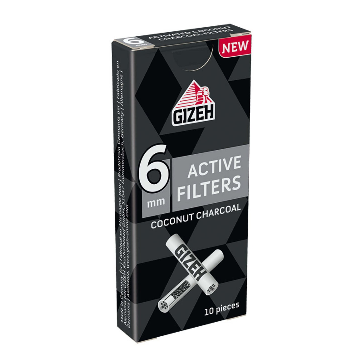 PROV-C04850017 GIZEH BLACK ACTIVE FILTERS AI CARBONI ATTIVI (20 pacchetti x 10 filtri)