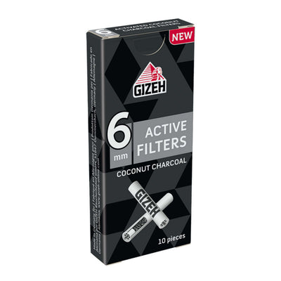 PROV-C04850017 GIZEH BLACK ACTIVE FILTERS AI CARBONI ATTIVI (20 pacchetti x 10 filtri)
