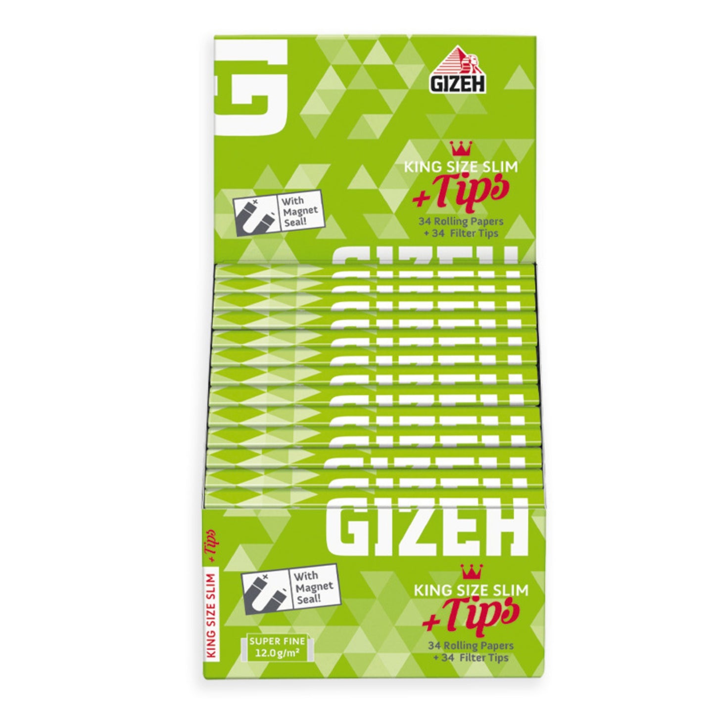 PROV-D00929037
CARTINE GIZEH MAGNET KS SUPER FINE + FILTER TIPS (26 libretti x 68 fogli)
