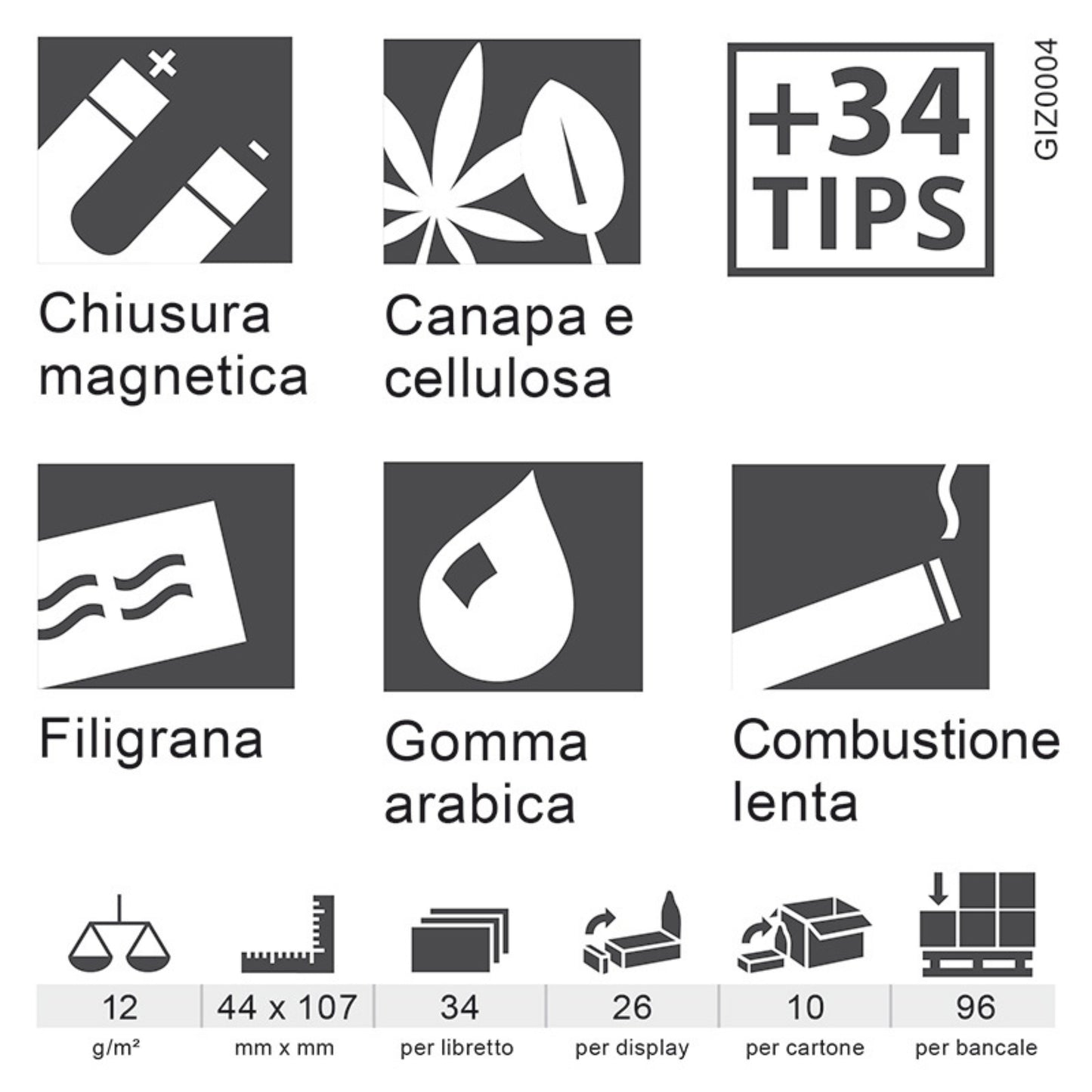 PROV-D00929037
CARTINE GIZEH MAGNET KS SUPER FINE + FILTER TIPS (26 libretti x 68 fogli)