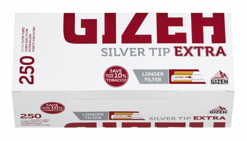 PROV-B00797009 TUBETTI GIZEH EXTRA TIP (4 box da 250 tubetti)