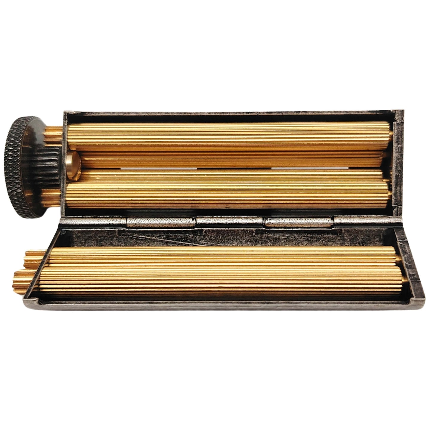 Macchina per Sigarette Atomic Roller 70mm in Metallo Cromato Stile Antico - 0125507