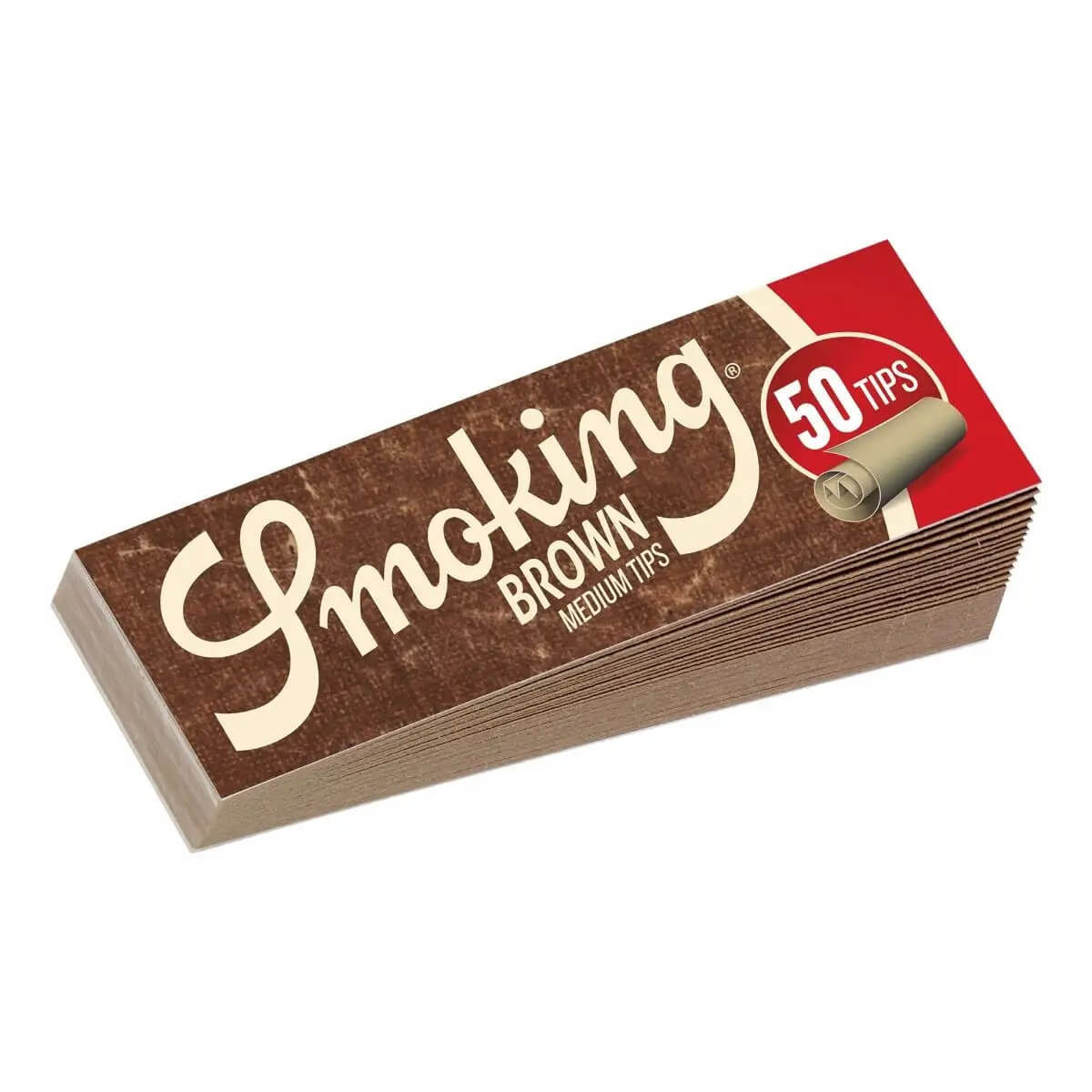 Filtri carta Smoking Brown 60x20mm senza trattamenti - 50 libretti 50 fogli