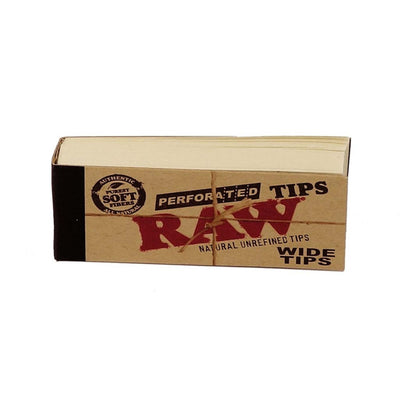 PROV-C01899002 FILTRI CARTA RAW WIDE TIPS PERFORATED (50 libretti x 50 fogli)