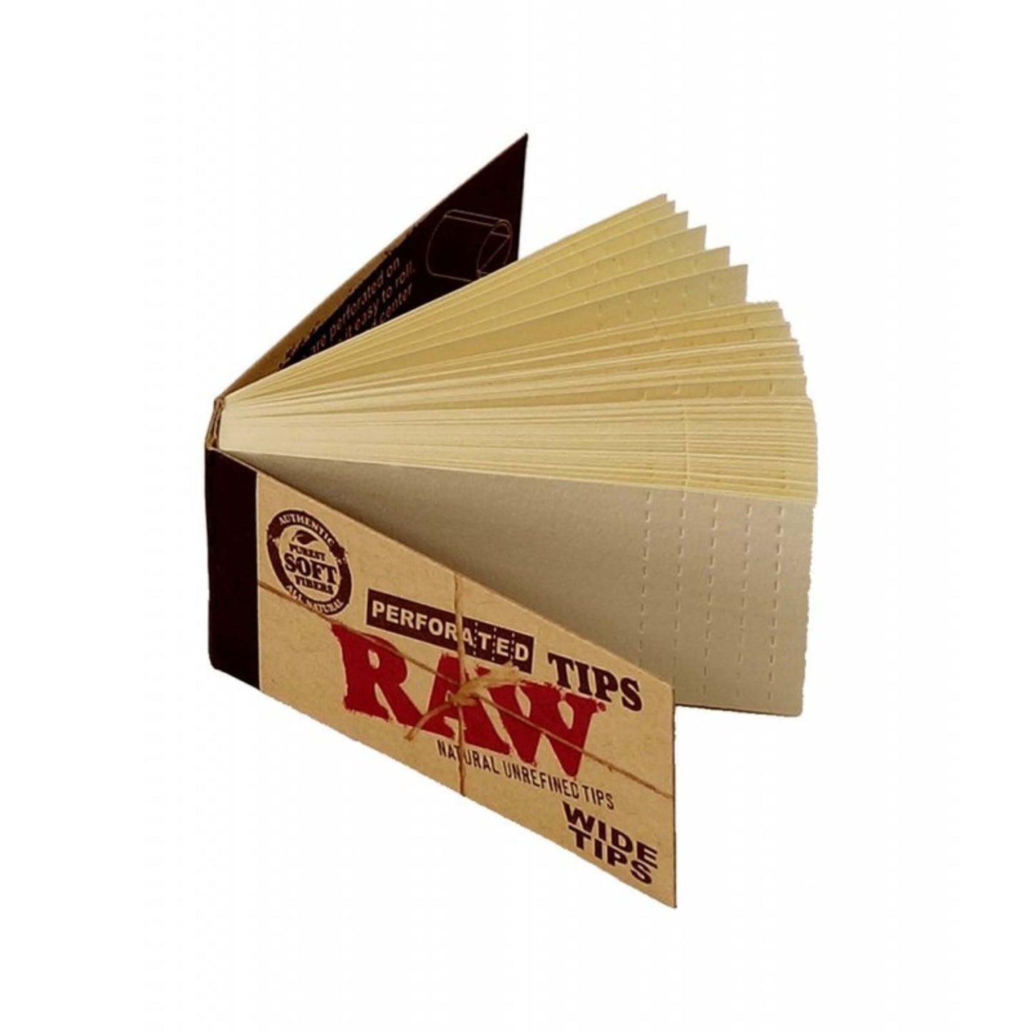 PROV-C01899002 FILTRI CARTA RAW WIDE TIPS PERFORATED (50 libretti x 50 fogli)