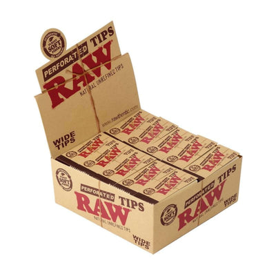 Filtri carta RAW Wide Tips Perforated con 5 linee perforate - 50 libretti