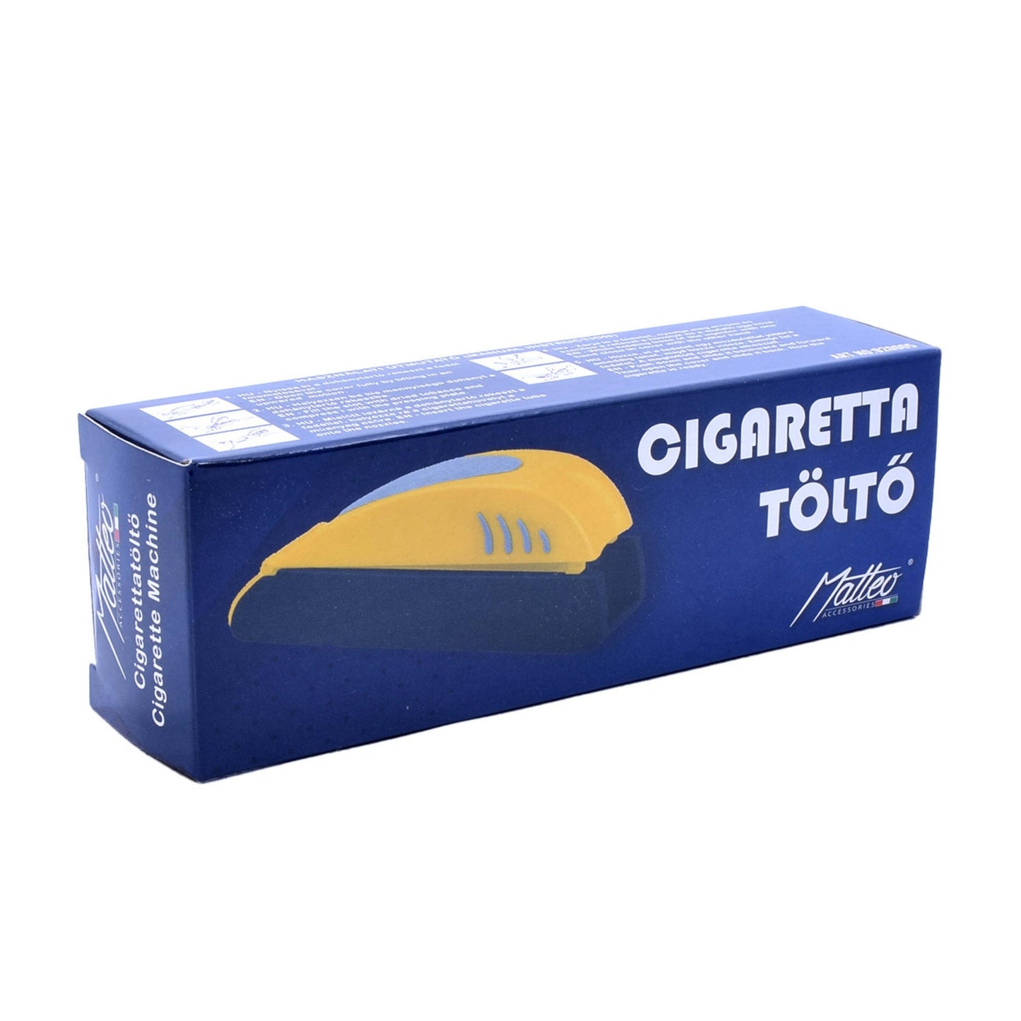 MACCHINETTA PER TUBETTI MATTERO CURLY GIALLO E NERO - 920005