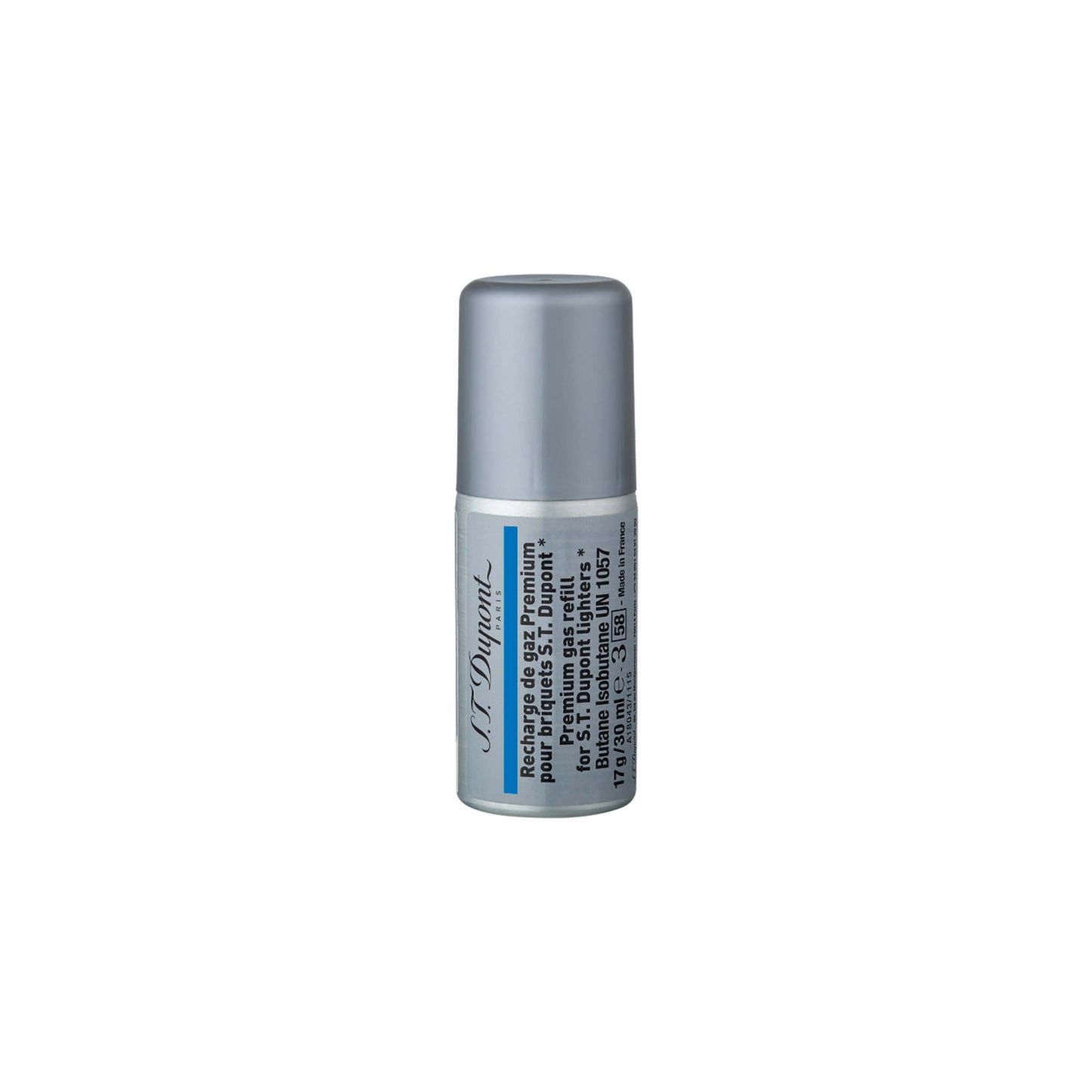 Bomboletta gas ricarica S.T. Dupont Blu 17gr/30ml per accendini Ligne Initial Ligne 8 D-Light Urban