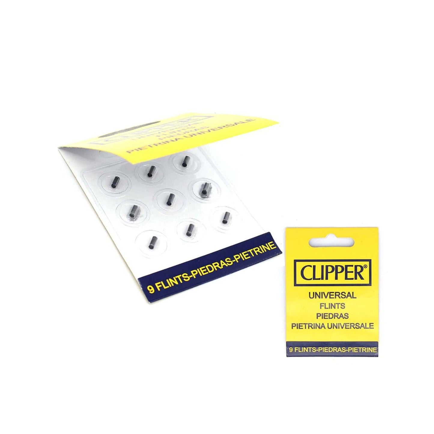 Pietrine Clipper blister da 9 pezzi compatibili modelli Large e Micro