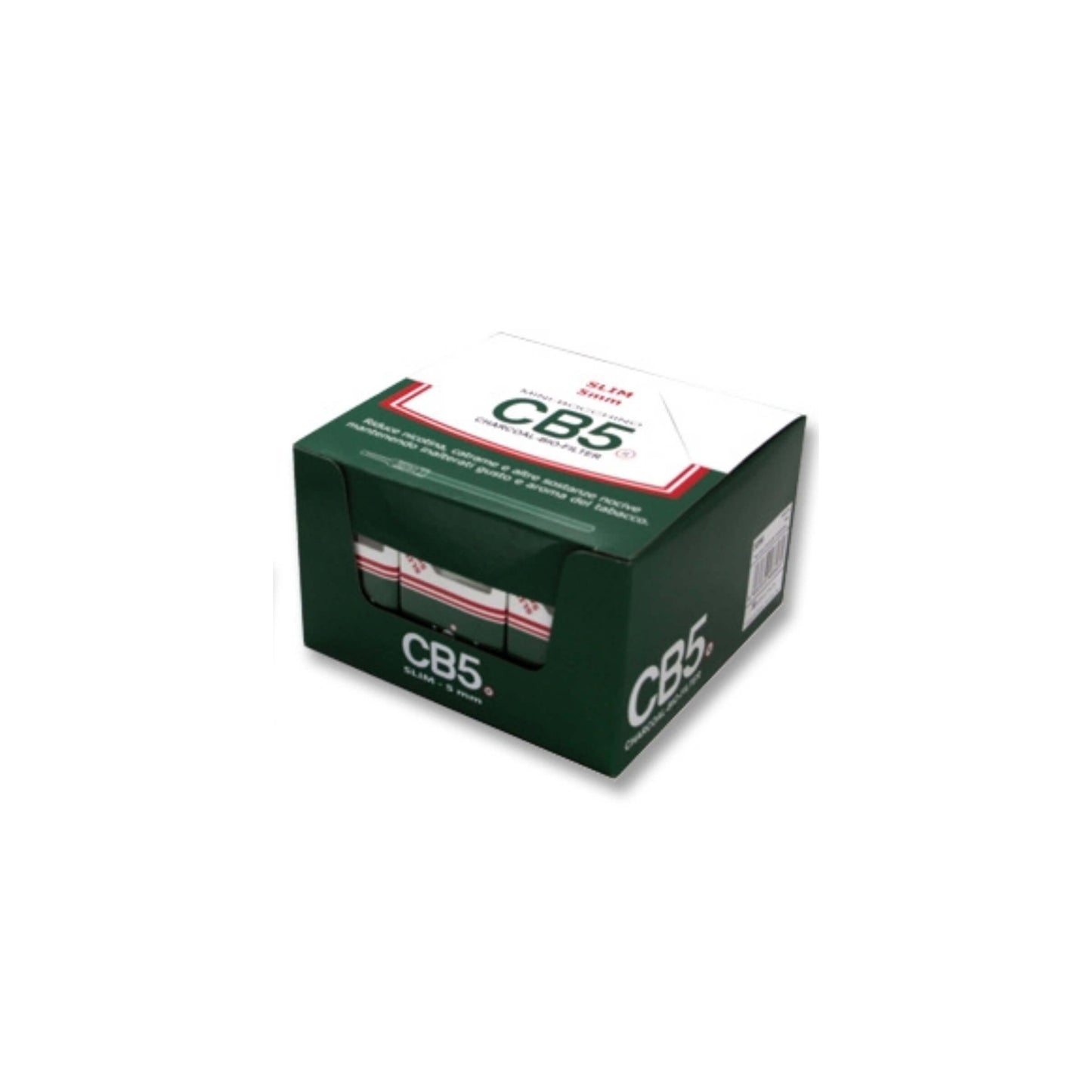 10 MINI BOCCHINI CB5 AI CARBONI ATTIVI  5 mm