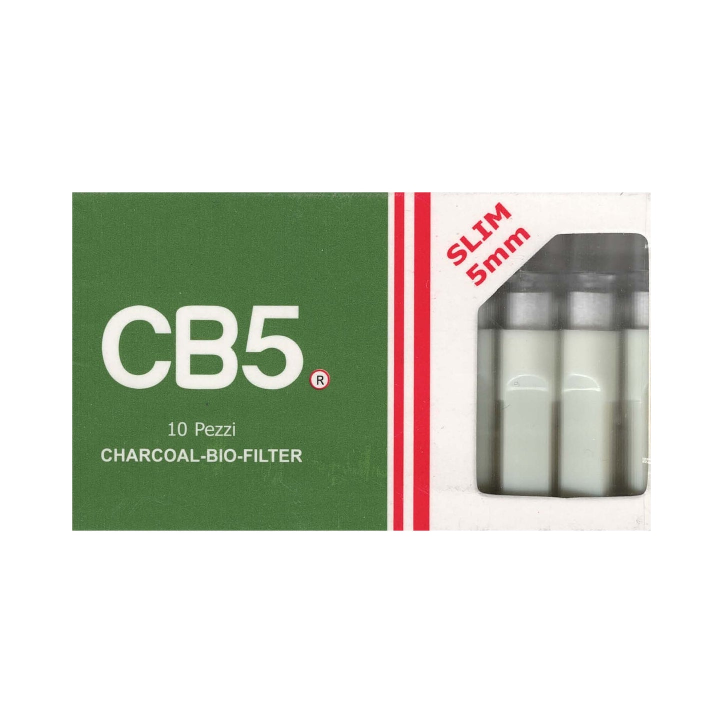 10 MINI BOCCHINI CB5 AI CARBONI ATTIVI  5 mm