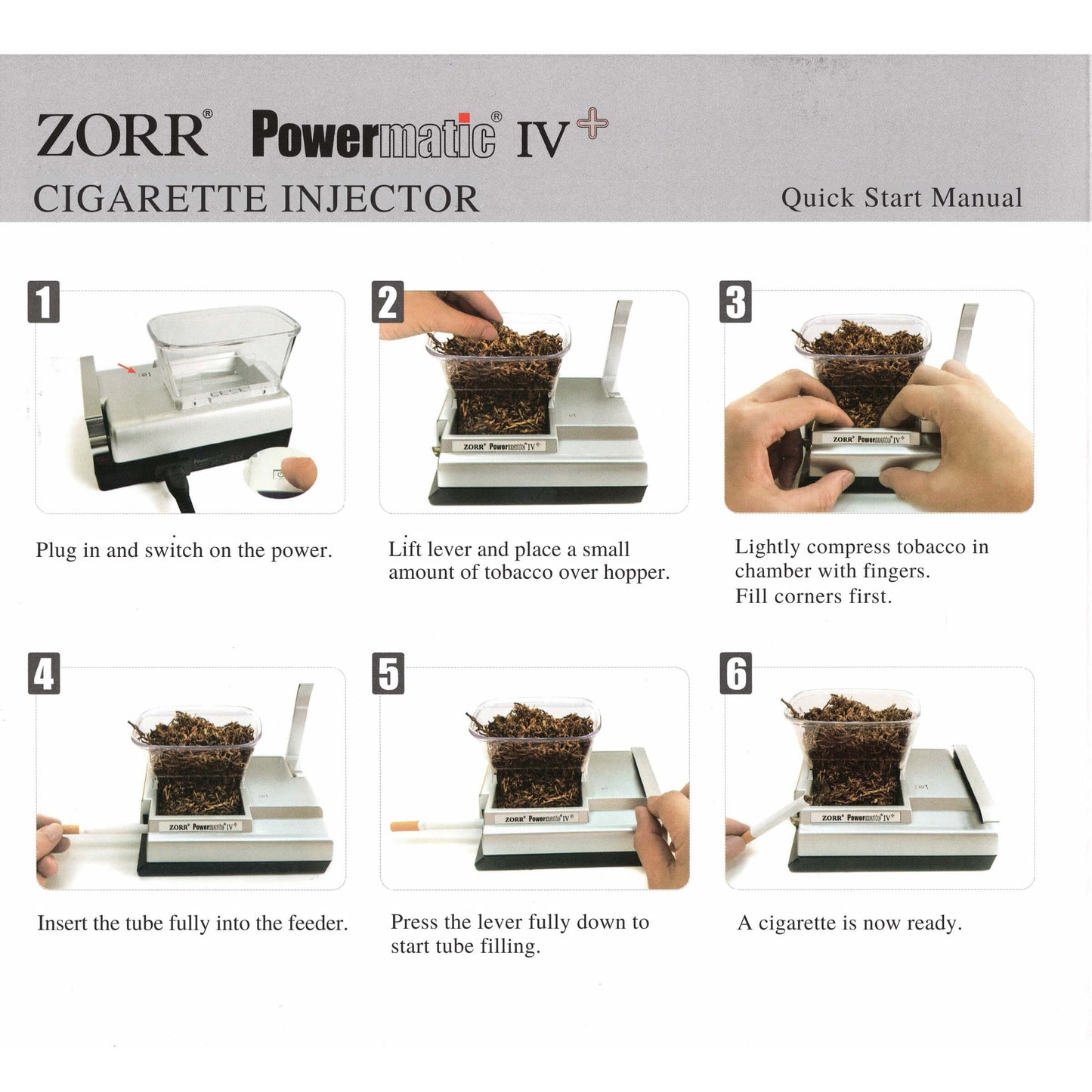 MACCHINETTA PER TUBETTI ELETTRICA ZORR POWERMATIC IV PLUS - 18119