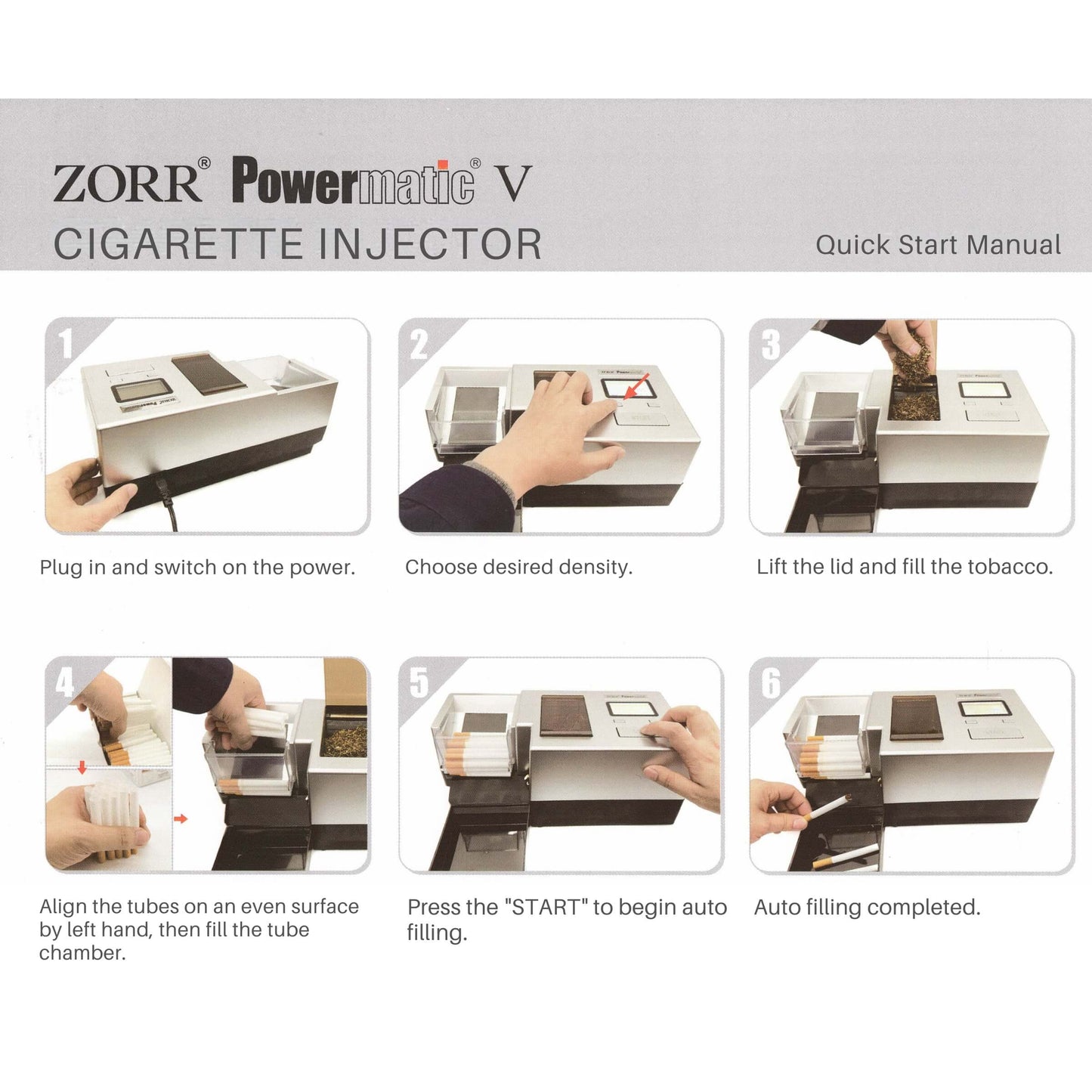 MACCHINETTA PER TUBETTI ELETTRICA ZORR POWERMATIC V - 18124