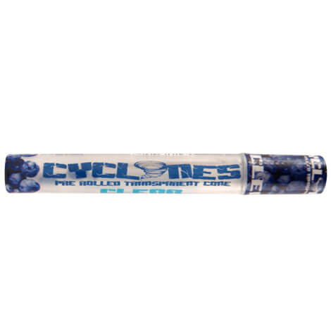 Cyclones Coni Clear pre-rollati gusto mirtillo - confezione 24 pezzi