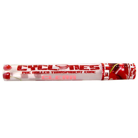 Cyclones Coni Clear pre-rollati gusto ciliegia - confezione 24 pezzi