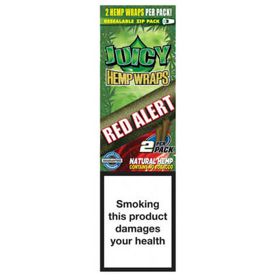 PROV-B00698002 JUICY HEMP WRAPS RED ALERT DA 2 PZ (x25)