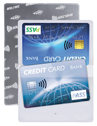 Shelter C2 Porta Carte RFID 2 Tasche 54x86 mm