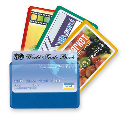 Card 1 Color Porta Carte PVC Colorato 54x86 mm