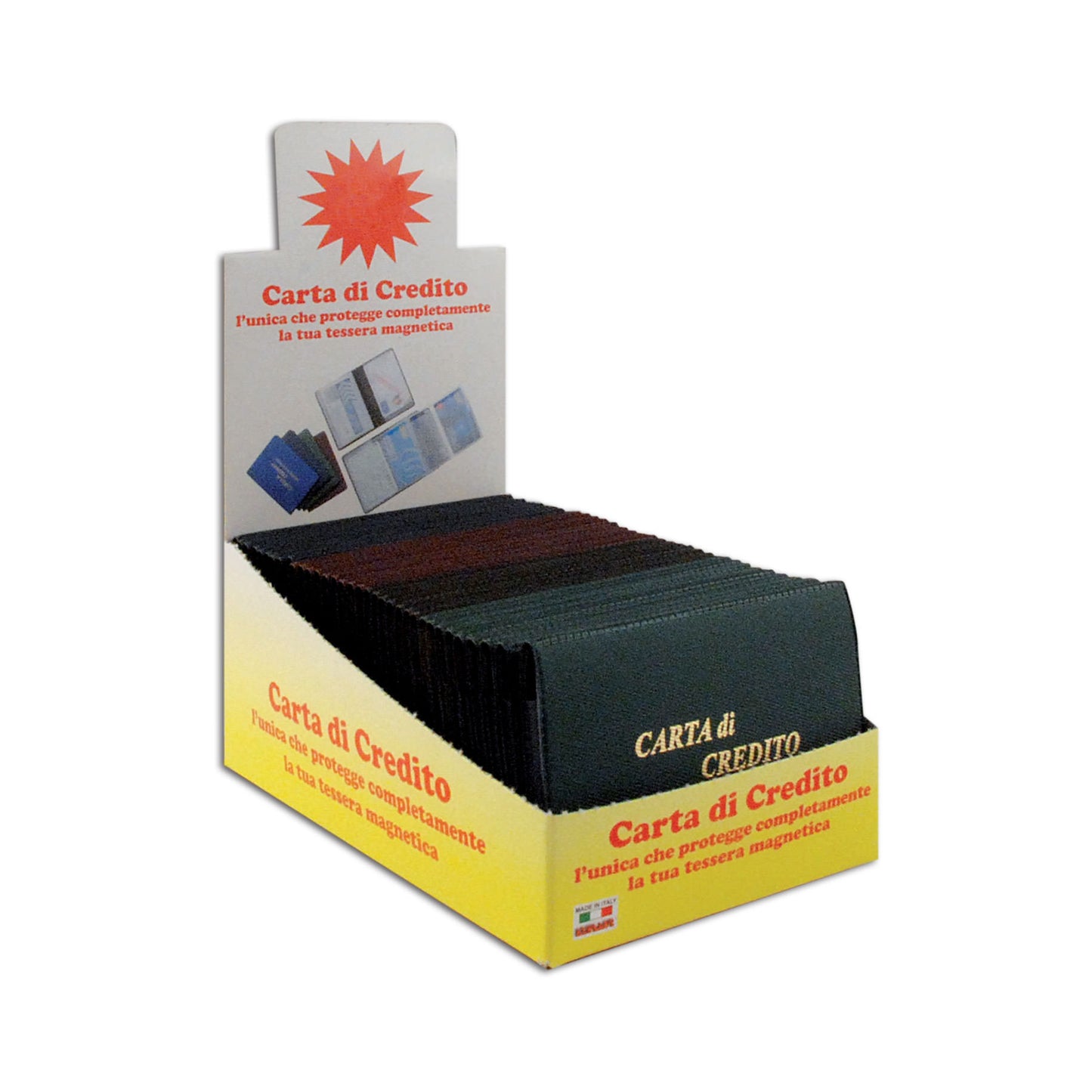 1008 CLASSIC CARD PORTA CARD IN PVC SERGE' A 5 SCOMPARTI
