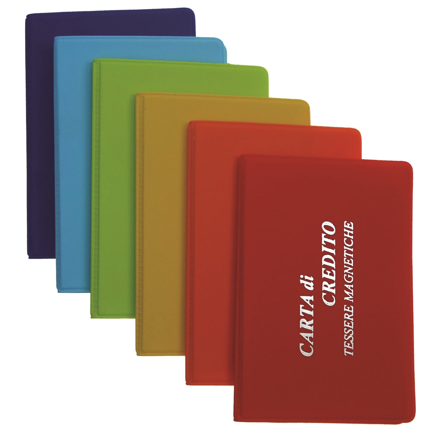 1008C  CLASSIC CARD COLORATO - P.TA CARD PVC COLORATO 5 SCOMPARTI
