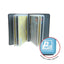 Portacard Pluricard Pastello 880P a libro 14 scomparti in PVC espanso colorato pastello 1,2 mm