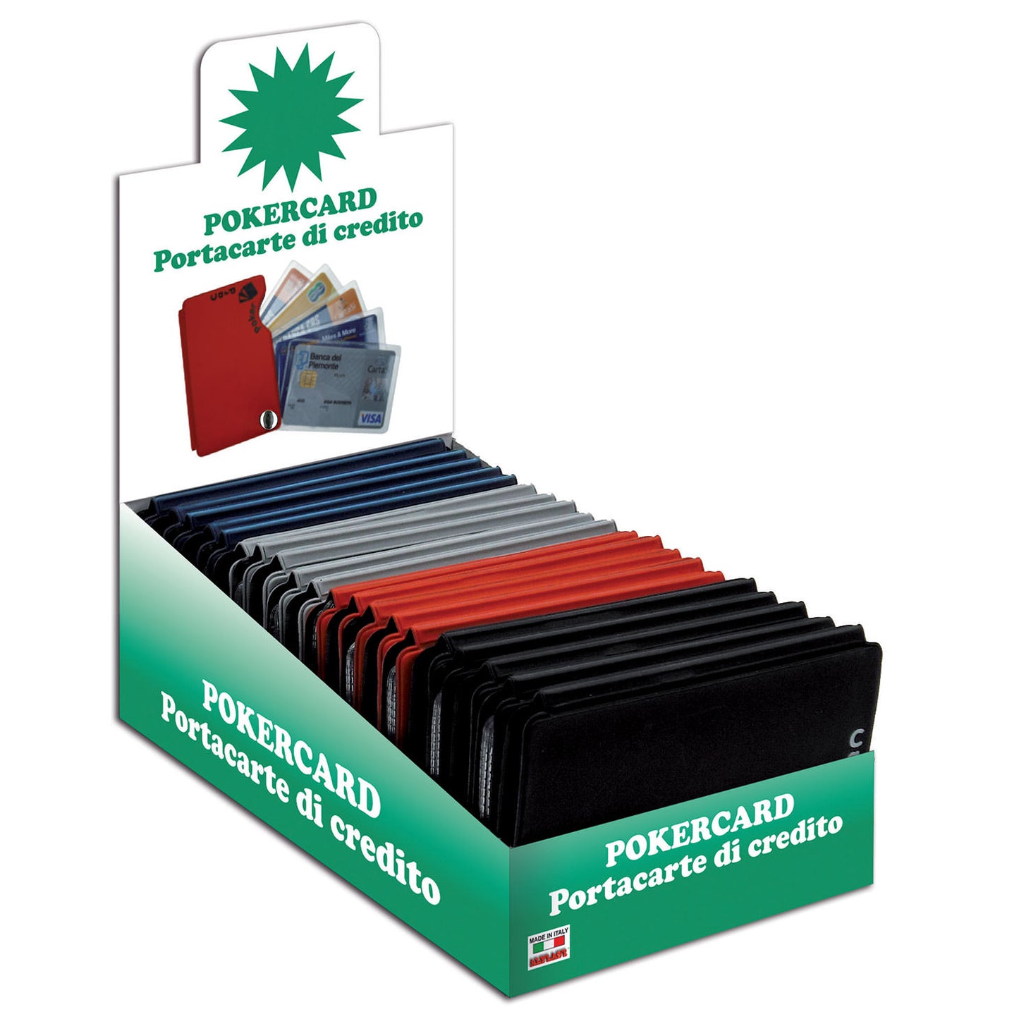905  POKERCARD - P.TA CARD 5 SPAZI SLIDE