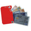 Portacard Pokercard 905, 5 scomparti a ventaglio in PVC gommato colorato con rivetto metallico