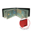 1029 Portacarte Cardbook 12 Scomparti a Libro in PVC Gommato