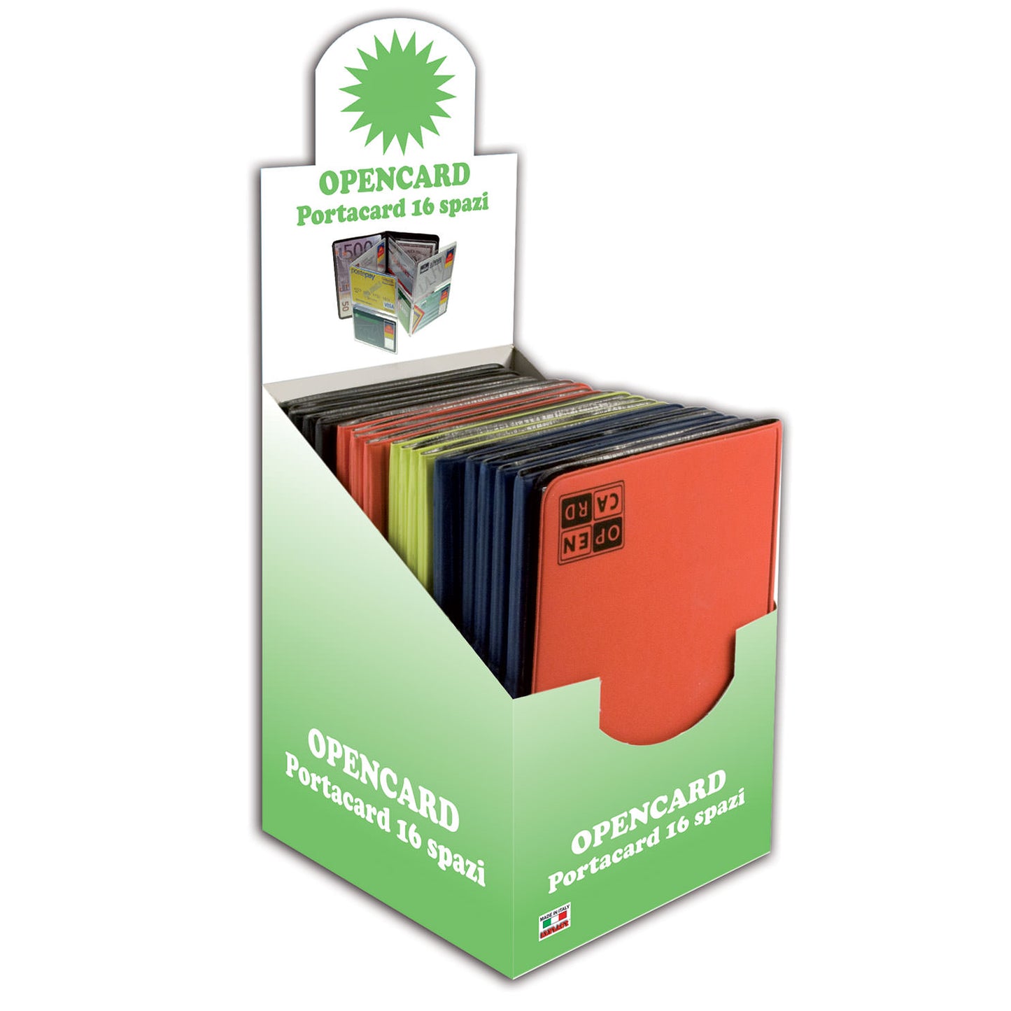 910  OPENCARD - P.TA CARD 16 SCOMPARTI