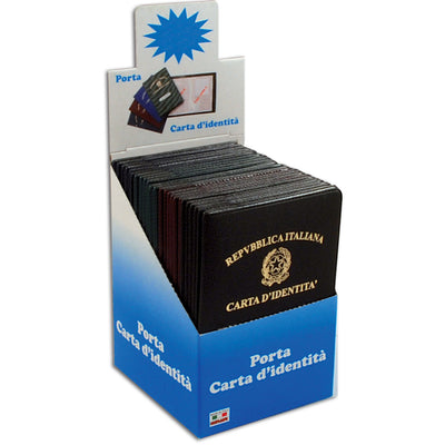 1014  PORTA CARTA D'IDENTITA' CLASSIC - IN PVC SERGE'