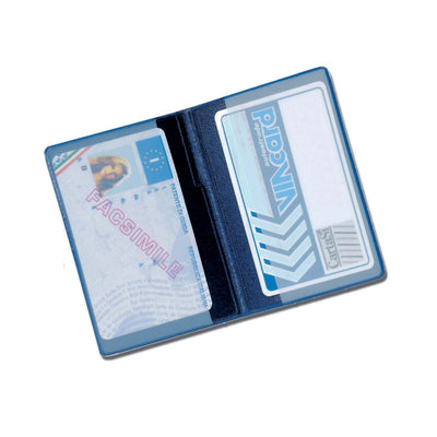 1006NC PORTA PATENTE EUROPEA COLOR IN PVC COLORATO A 2 SCOMPARTI