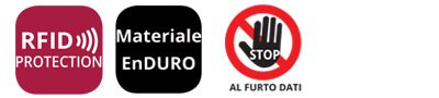 1012SCF  PORTA PASSAPORTO SCUDO CARBON - IN PVC CONTACTLESS ANTI LETTURA