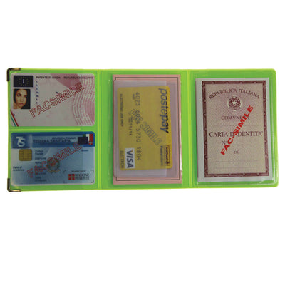 Portadocumenti Alplast Tris Plus Color Special in PVC colorato con scomparti per documenti e rubrica