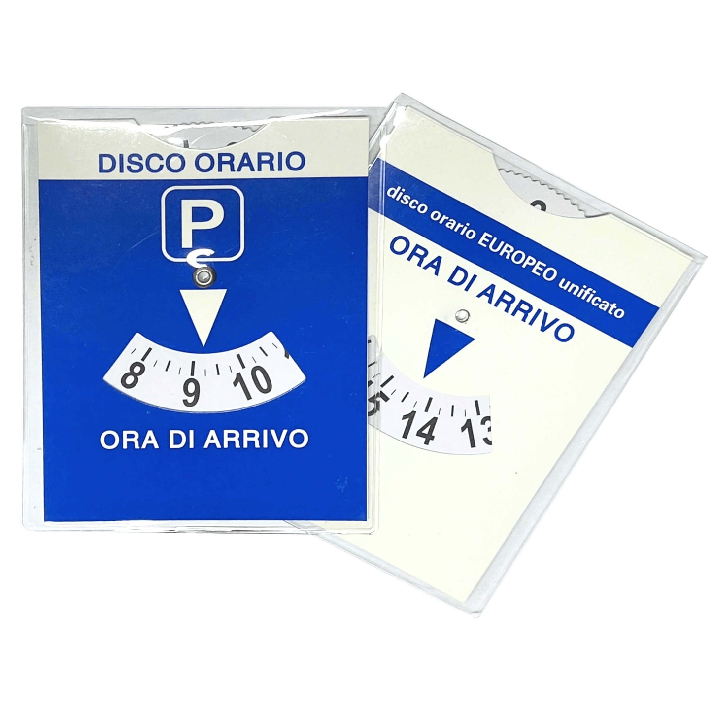 1022E Disco Orario Auto Europeo con Custodia in PVC 11,5 x 14,5 cm