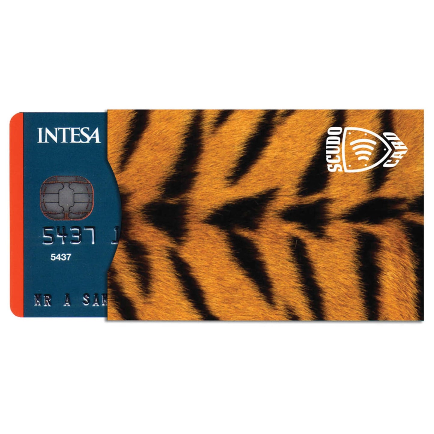 870T Porta Carta RFID ScudoCard Antifurto Contactless e Protezione NFC Ultra Sottile