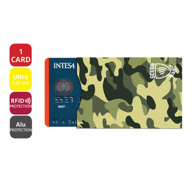 875  SCUDOCARD ULTRA - PORTACARD SINGOLO PER CARTE CONTACTLESS ANTI LETTURA