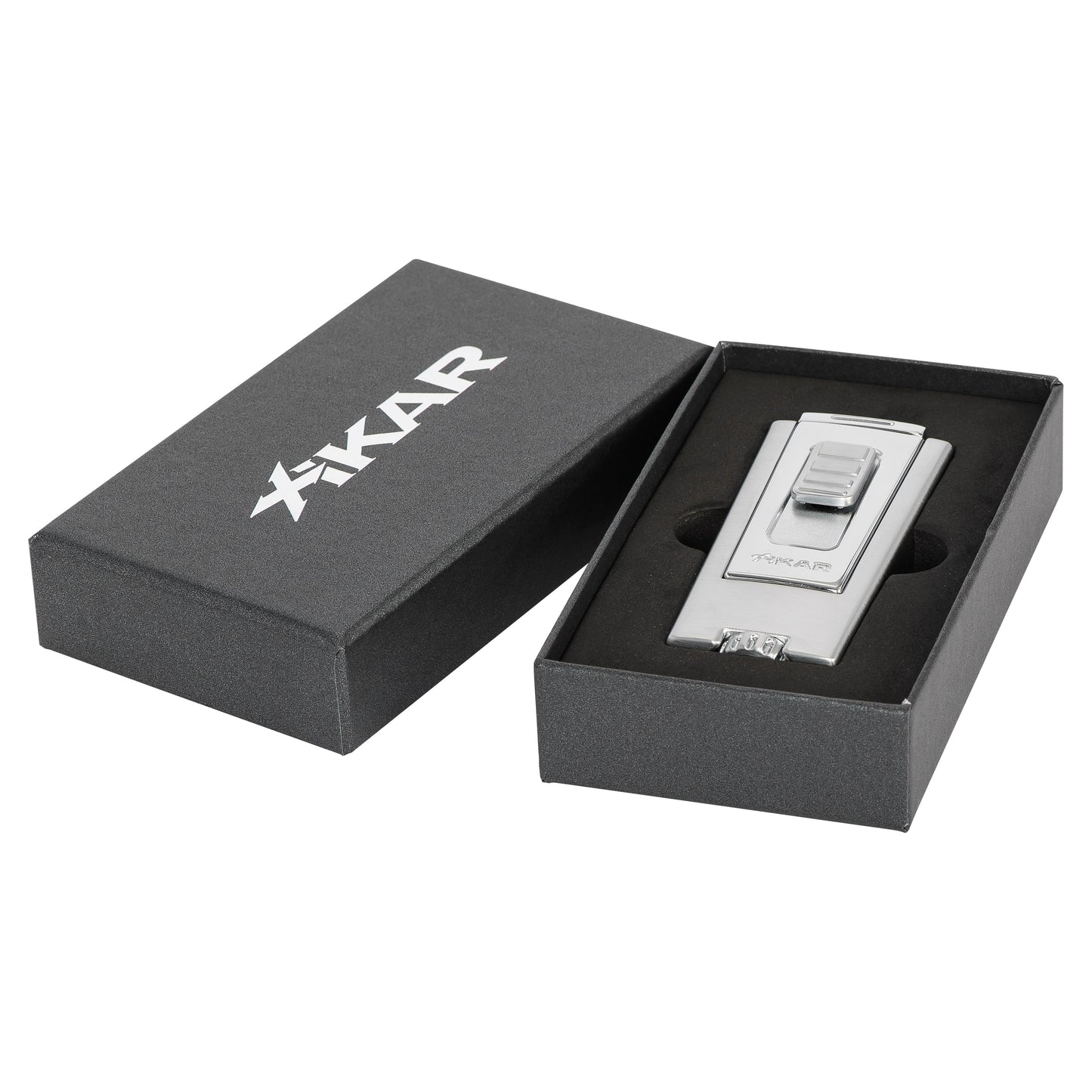 Xikar ACCENDISIGARI TREZO INLINE TRIPLE (545CS) Chrome & Silver