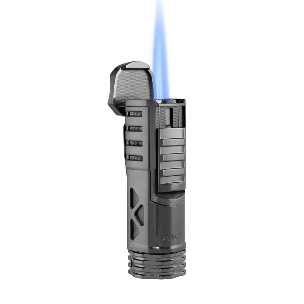 Xikar ACCENDISIGARI TACTICAL 1 SINGLE (551GMBK) Gunmetal & Black