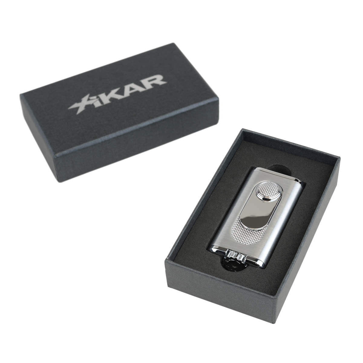 Xikar ACCENDISIGARI VERANO FLAT FLAME (554SL) Silver