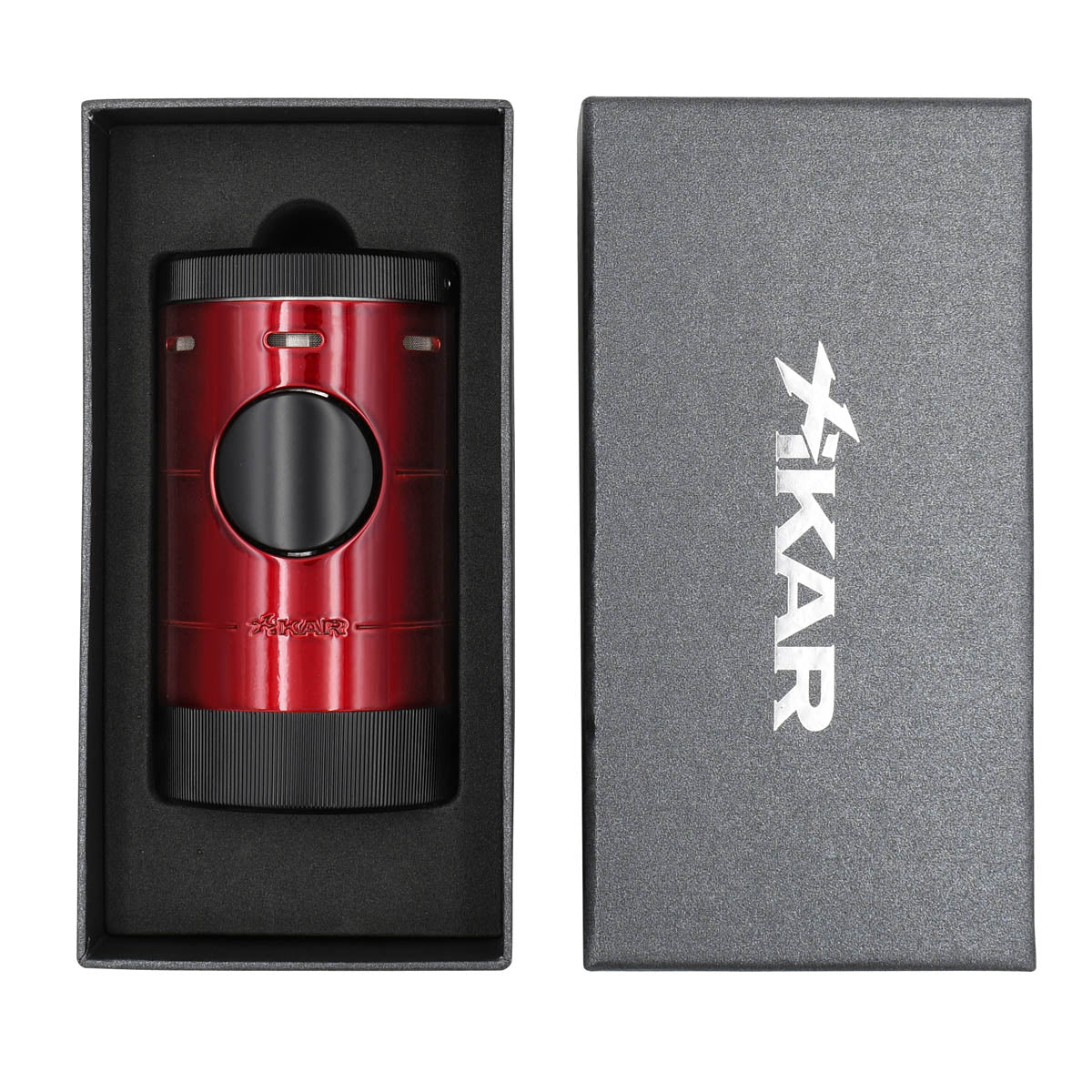 Xikar ACCENDISIGARI VOLTA QUAD TABLETOP (569RD) Red